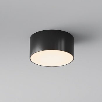 Deckenleuchte Schwarz Aluminium Weißer Kunststoffdiffusor LED 15 W Warmweiß – Zon IP | Maytoni - Esszett Luxury | Stilvolles Wohnen mit Charakter