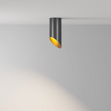 Deckenleuchte aus schwarzem Aluminium mit goldenen Akzenten und GU10 - Fassung – Lipari | Maytoni - Esszett Luxury | Stilvolles Wohnen mit Charakter