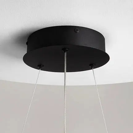 Pendant Light Minimalist Black Metal Housing LED – Curve | Maytoni