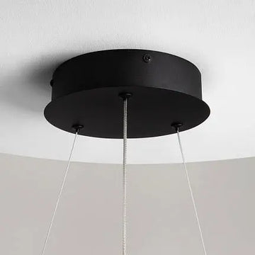 Pendant Light Minimalist Black Metal Housing LED – Curve | Maytoni