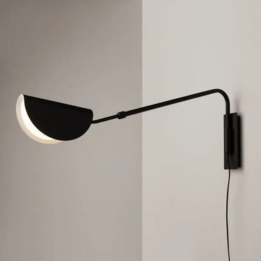 Wall Lamp Black, Metal Frame, Acrylic Accent, Minimalist – Mollis | Maytoni