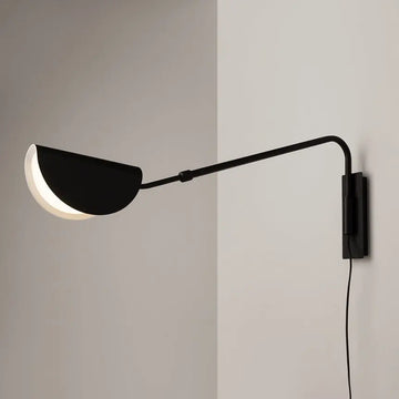 Wall Lamp Black, Metal Frame, Acrylic Accent, Minimalist – Mollis | Maytoni