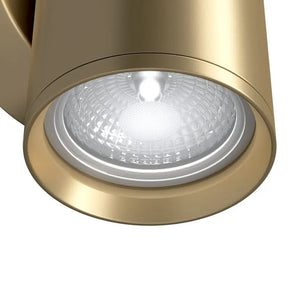 Wall light with Focus-Design S, matte gold, 1× GU10 – FOCUS S | Maytoni