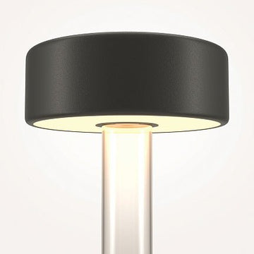 Tischleuchte Transparenter Glasfuß Touch - Dimmer & 3 W LED 3000 K – AI Collaboration | Maytoni - Esszett Luxury | Stilvolles Wohnen mit Charakter
