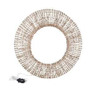 PTMD Kranz mit LED - Hibba Bronze L von PTMD - Esszett Luxury | Stilvolles Wohnen mit Charakter