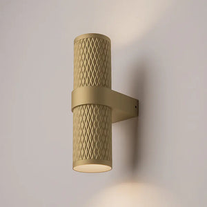Wandleuchte – Mattgoldenes Aluminium, 2× GU10 Fassung, 10 W Leistung - Focus Design | Maytoni