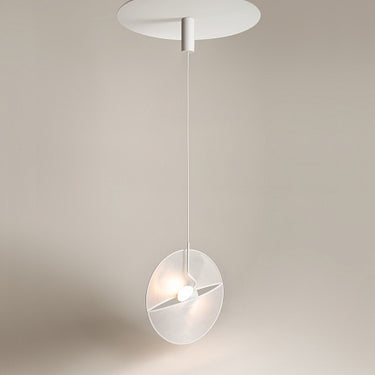Pendelleuchte Weißes Textil Modernes Design & Integrierte LED – Reflex | Maytoni