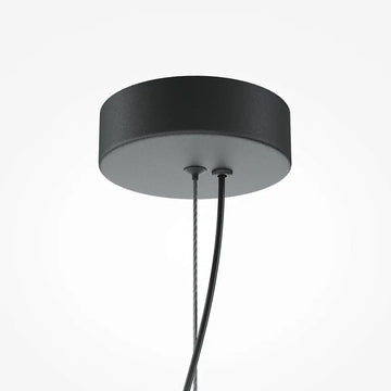 Pendelleuchte – Schwarzes Aluminium, Rauchglas, 20 W LED, Länge 93 cm - Flat | Maytoni