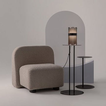 Table Lamp Bronze Finish, Opal Glass & Integrated LED – Insight | Maytoni