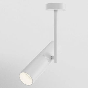 Deckenleuchte – Weißes Aluminium, 10 W GU10, Verstellbarer Spot, Höhe 28 cm - Elti | Maytoni