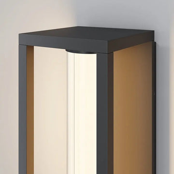 Wall lamp with graphite aluminum cylinder and tubular acrylic diffuser – Expo | Maytoni