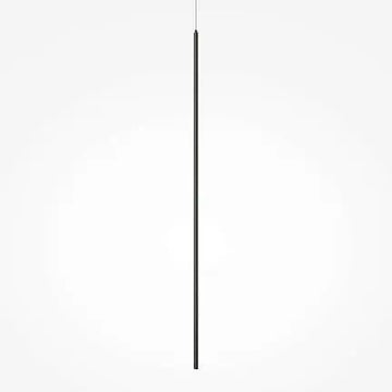 Pendant Lamp Black with Brass Accents Linear Design & Integrated LED – Halo | Maytoni