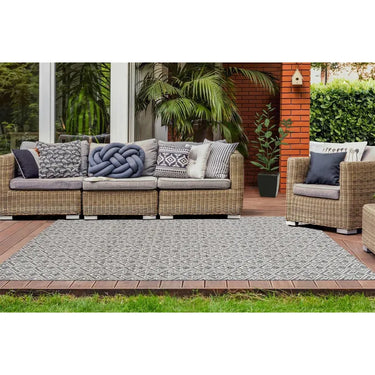 Teppich – Geometrisches Muster, Outdoor Geeignet, Flachgewebe Struktur, 80 x 150 cm - Yoga 125 | Kayoom
