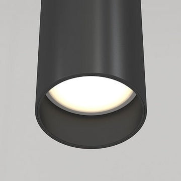 Pendelleuchte Schwarzes Aluminiumgehäuse mit 10W GU10 LED, IP20 Schutzklasse und modernem Design – Focus | Maytoni - Esszett Luxury | Stilvolles Wohnen mit Charakter