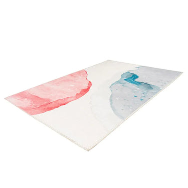 Teppich – Mehrfarbiges Muster, Sanfte Farbverläufe, Flachflor Design, 200 x 290 cm - Picassa 525 | Kayoom