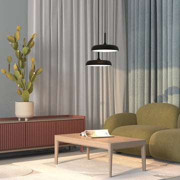 Pendant Lamp with Matte Black Finish & Minimalist Design – Gerhard | Maytoni