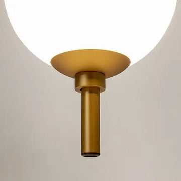 Pendant Lamp with Brass Finish and White Glass Shade in Modern Design – The Sixth Sense | Maytoni