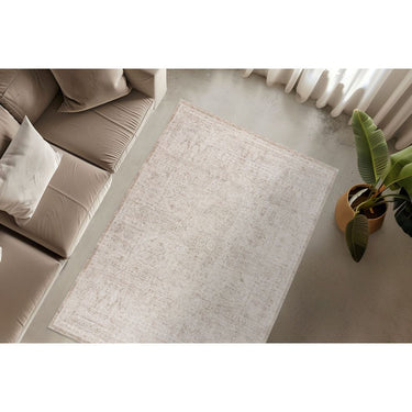 Teppich – Weicher Flor, Creme Farbton, Hochwertige Webung, 150 cm - Amora 259 | Kayoom