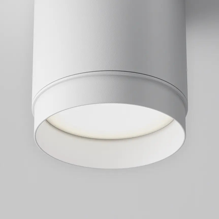 Deckenleuchte – Weißes Aluminium, 1×GX53 Fassung, 8,5 cm Höhe - Polar | Maytoni
