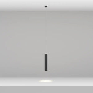 Pendant Light Black aluminum housing with 12W LED, 3000K color temperature, and 40° beam angle – Focus LED | Maytoni