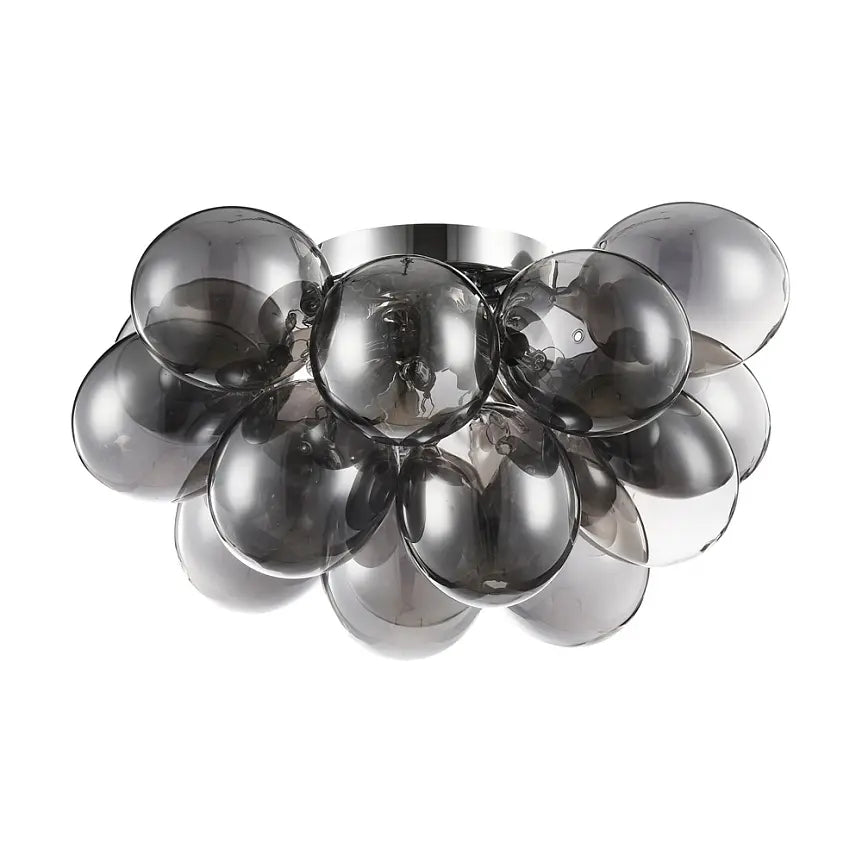 Deckenleuchte – Nickel Metall, Runde Glasschirme, 4-flammig - Balbo | Maytoni
