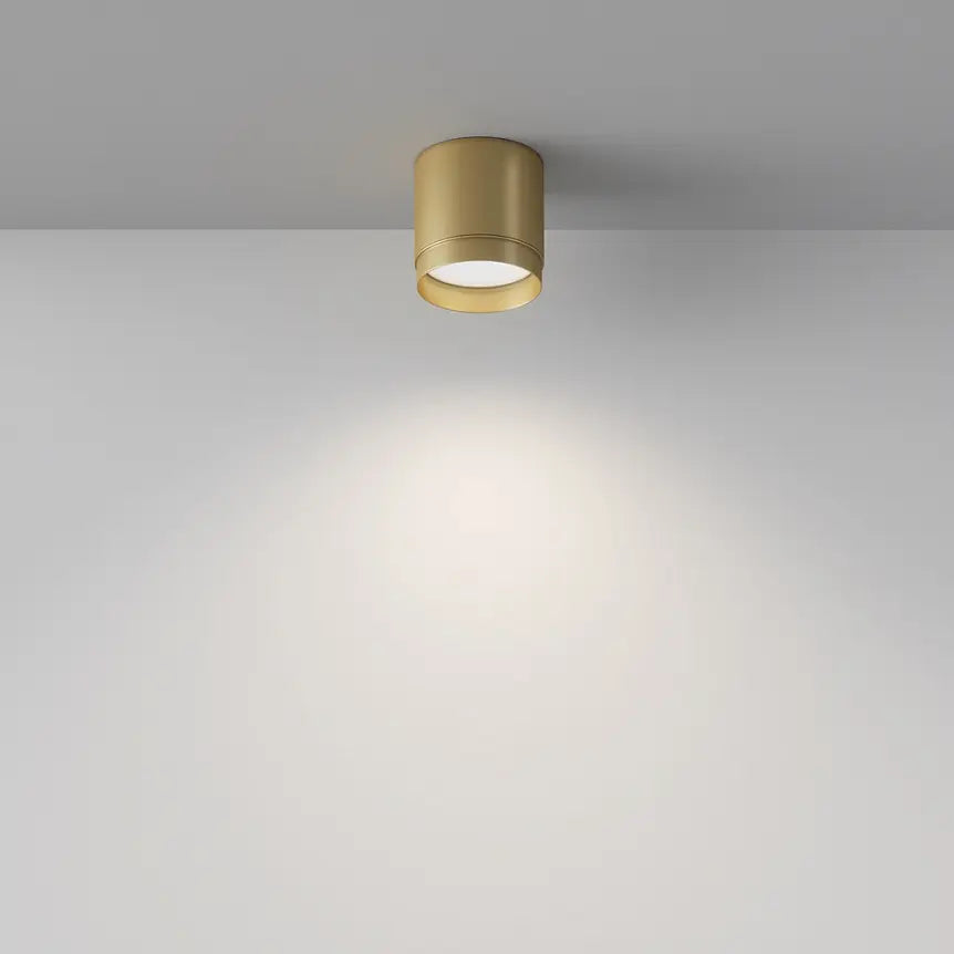 Deckenleuchte – Mattgoldenes Aluminium, 1×GX53 Fassung, 8,5 cm Höhe - Polar | Maytoni