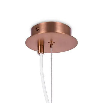 Pendant light with opal glass diffuser and brass finish in a modern design - Erich | Maytoni