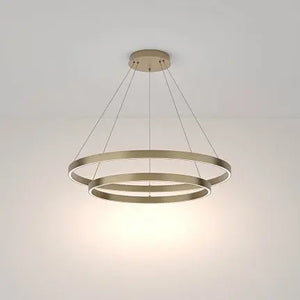 Pendelleuchte – Messingfarbenes Aluminium, 88W Leistung, Neutralweiß, Ø80 cm - Rim | Maytoni