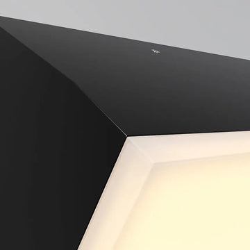 Wall light with graphite-colored metal housing and white acrylic diffuser – Brick | Maytoni