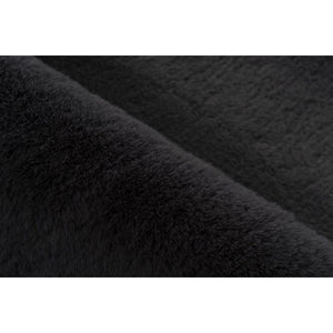 Badematte – Weiches Garn, Flauschige Oberfläche, Dunkelgrauer Farbton, 65 x 100 cm - Rabbit 125 | Kayoom