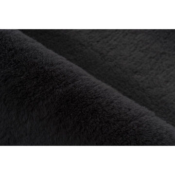 Badematte – Weiches Garn, Flauschige Oberfläche, Dunkelgrauer Farbton, 70 x 130 cm - Rabbit 125 | Kayoom