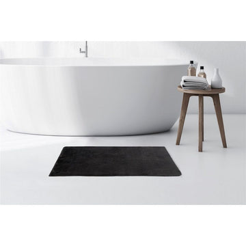 Badematte – Weiches Garn, Flauschige Oberfläche, Dunkelgrauer Farbton, 65 x 100 cm - Rabbit 125 | Kayoom