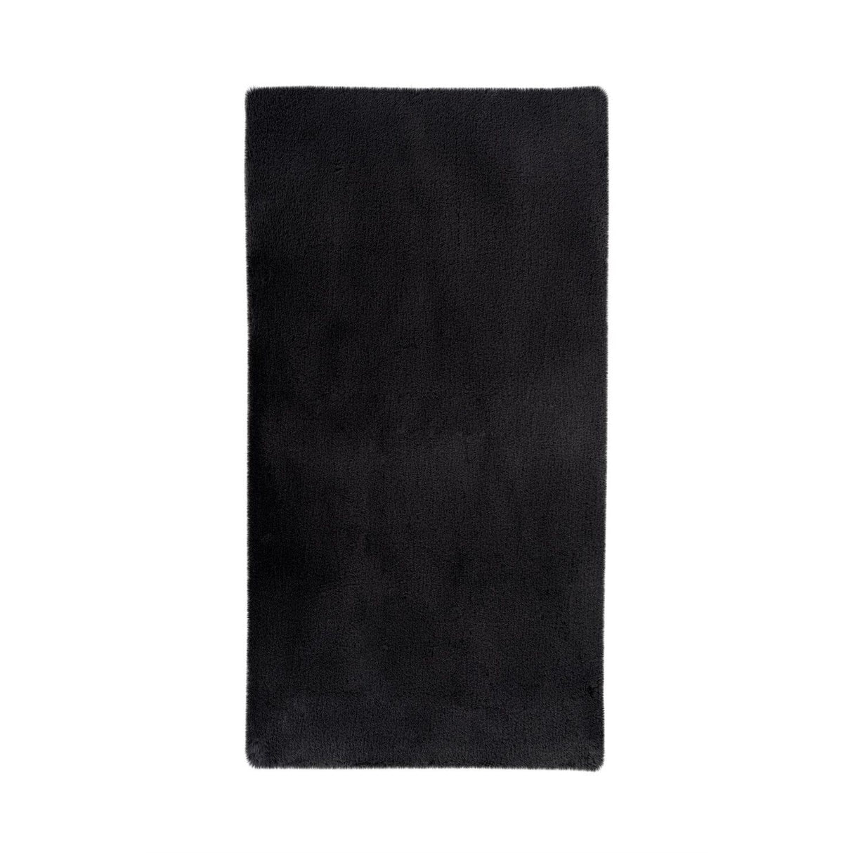 Badematte – Weiches Garn, Flauschige Oberfläche, Dunkelgrauer Farbton, 70 x 130 cm - Rabbit 125 | Kayoom