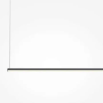 Pendant Lamp Matt Black Finish Tubular Design & Integrated LED – Halo | Maytoni
