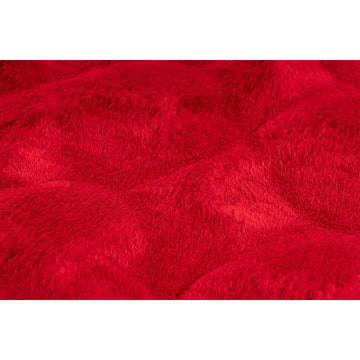 Teppich – Luxuriöser Flor, Polyester Mix, Rötlicher Ton 150 cm - Royal Glow 825 | Kayoom