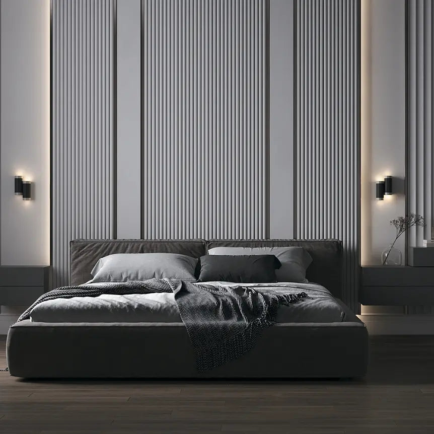 Wandleuchte – Schwarzes Aluminium, IP20 Schutz, Warmweiß, 22,4 cm Höhe - KILT | Maytoni
