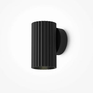 Wandleuchte – Schwarzes Aluminium, GU10 Fassung, 10 cm Höhe - Calipso | Maytoni