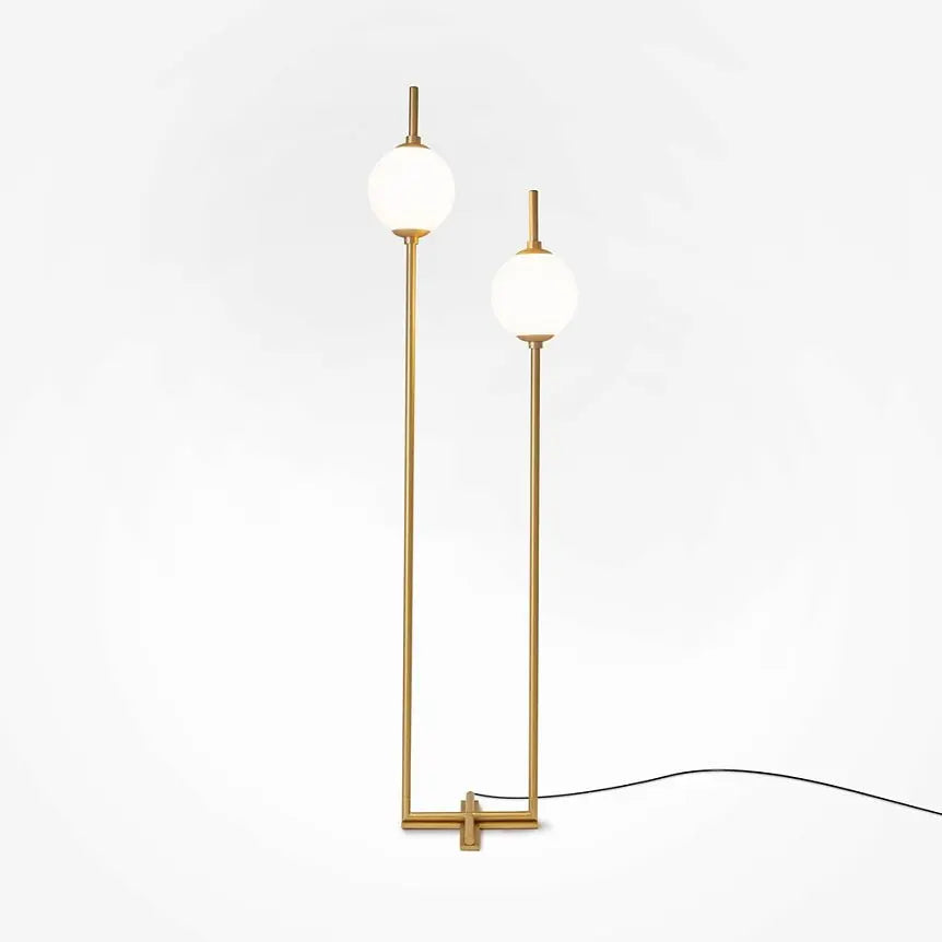 Floor lamp made of metal & glass spheres with fixture – The Sixth Sense | Maytoni