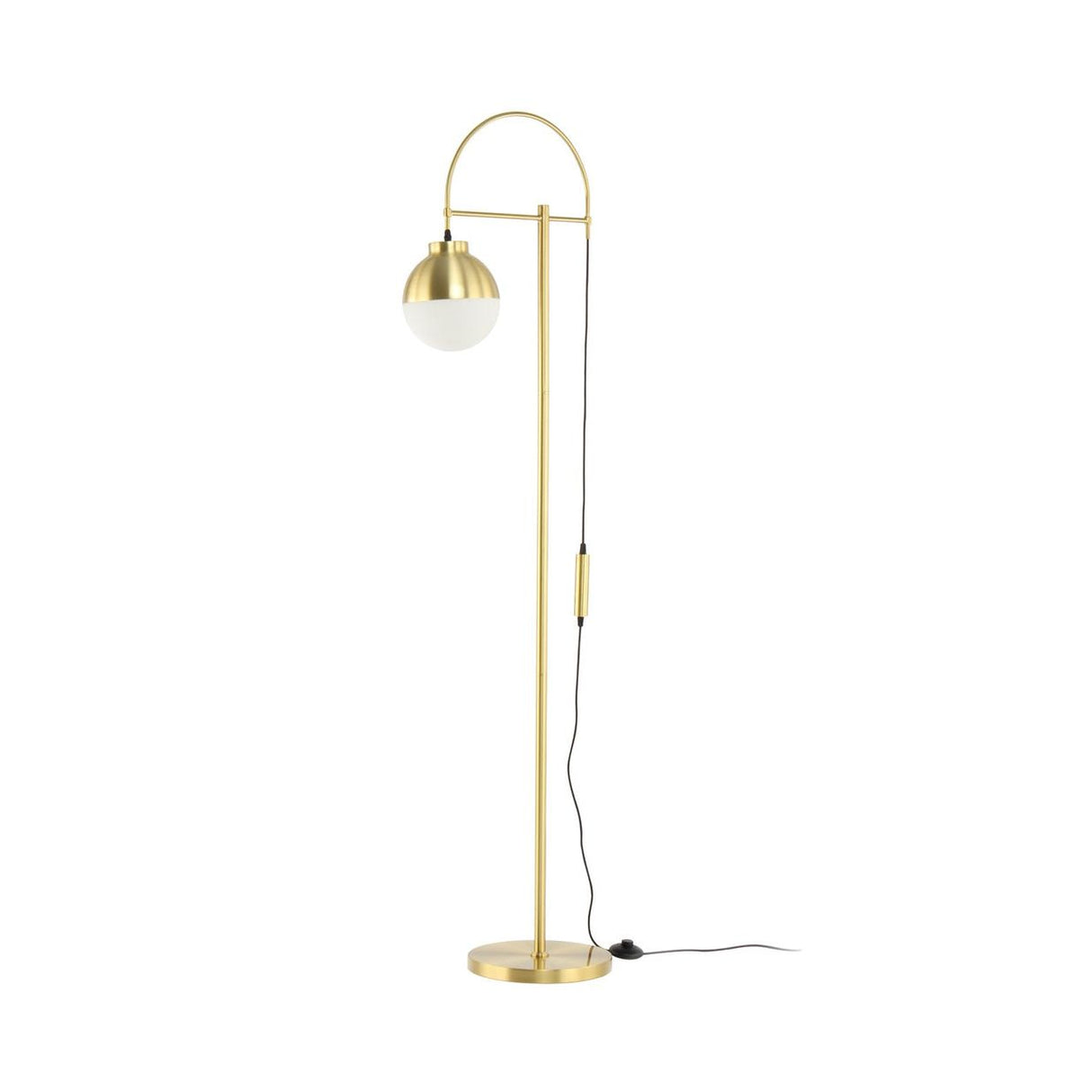 Leuchten Glas Kugel Eisenbogen eleganter Standfuß – Lavina 125 | Kayoom - Esszett Luxury | Stilvolles Wohnen mit Charakter