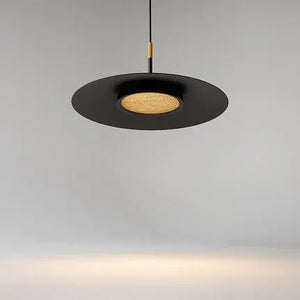 Pendant Lamp Black Ring-shaped Aluminum Housing Integrated LED & Modern Design – El | Maytoni