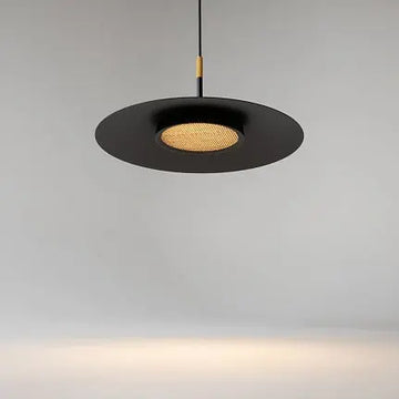 Pendant Lamp Black Ring-shaped Aluminum Housing Integrated LED & Modern Design – El | Maytoni