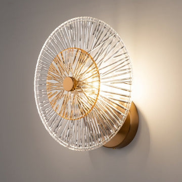 Wandleuchte Gold, bernsteingetöntes Ovalglas, E14 40 W – Aster | Maytoni - Esszett Luxury | Stilvolles Wohnen mit Charakter