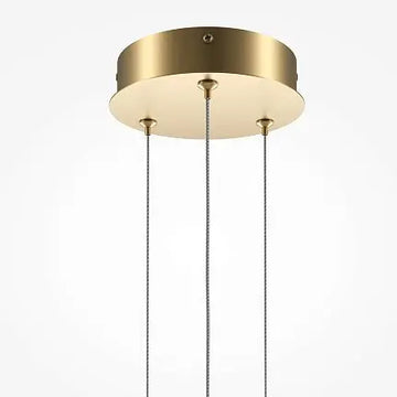 Pendant Light Black & Gold Linear Design & Integrated LED – Halo | Maytoni