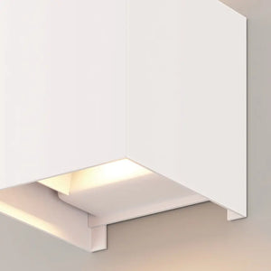 Façade lighting White metal cube LED 6W 3000K IP54 – Fulton | Maytoni
