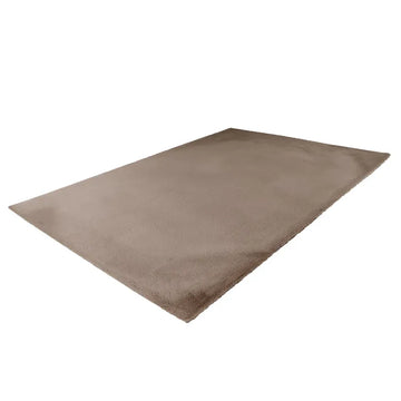 Teppich – Taupe Farbe, Weicher Flor, Felloptik 230 cm - Rabbit Light 525 | Kayoom