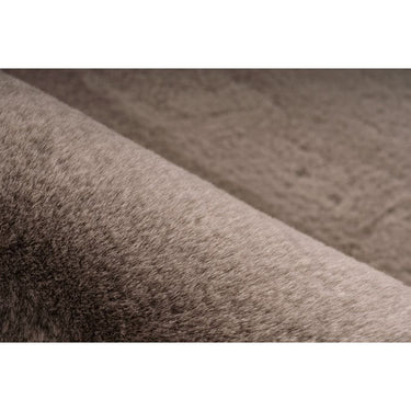Teppich – Taupe Farbe, Weicher Flor, Felloptik 90 cm - Rabbit Light 825 | Kayoom