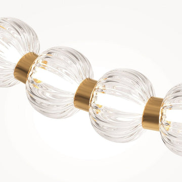 Deckenleuchte goldfarben Glaskugeln warmweißes LED - Licht – Amulet | Maytoni - Esszett Luxury | Stilvolles Wohnen mit Charakter