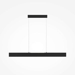 Pendelleuchte Schwarzes Aluminiumgehäuse mit opalem Acryl - Diffusor, integrierter LED und modernem Design – Arc | Maytoni - Esszett Luxury | Stilvolles Wohnen mit Charakter