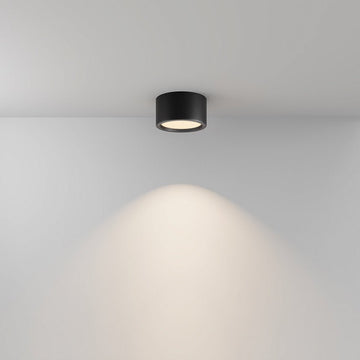 Deckenleuchte aus schwarzem Aluminium mit integrierter LED und IP44 - Schutz – Hydra | Maytoni - Esszett Luxury | Stilvolles Wohnen mit Charakter
