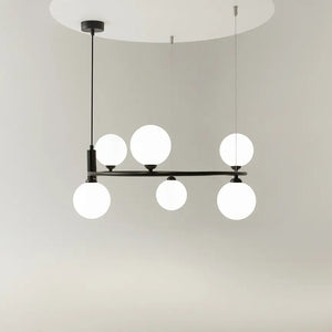 Pendant Light with Modern Ring Design, Black Metal Frame, and Acrylic Diffuser – Ring | Maytoni